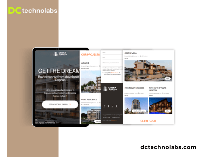 SEO-optimized property listing structure for CRONA Group’s real estate website to improve visibility and user targeting.
